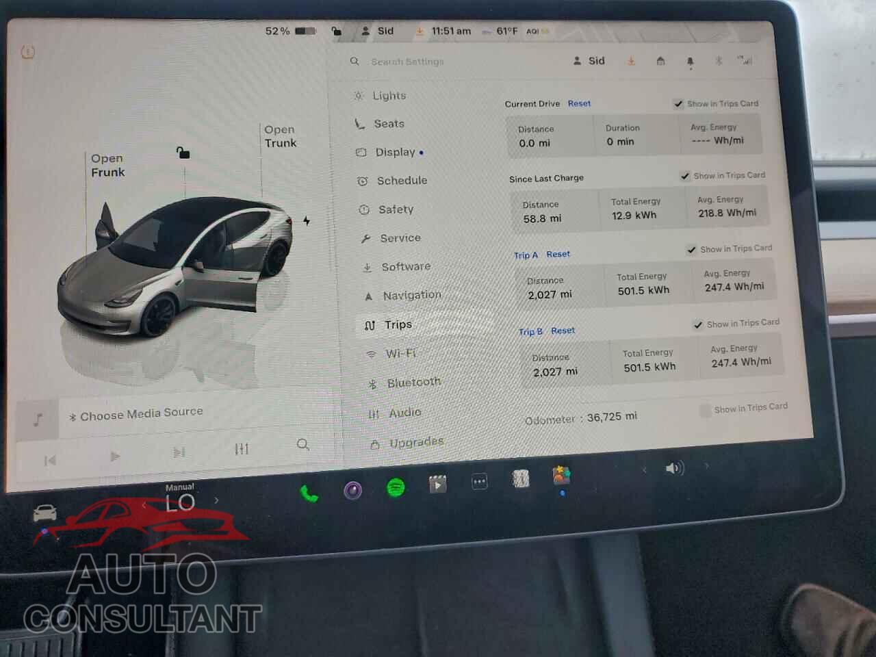 TESLA MODEL 3 2023 - 5YJ3E1EA7PF449287