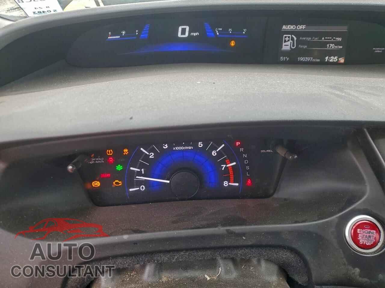 HONDA CIVIC 2014 - 19XFB2F86EE207746