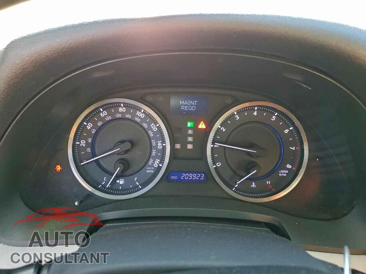 LEXUS IS 2013 - JTHBF5C20D5191654