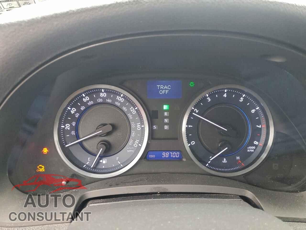 LEXUS IS 2012 - JTHCF5C20C5058752