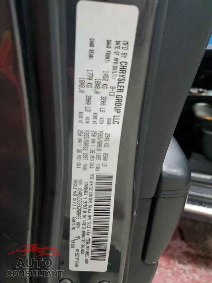 DODGE DURANGO 2014 - 1C4RDJDG5EC268069