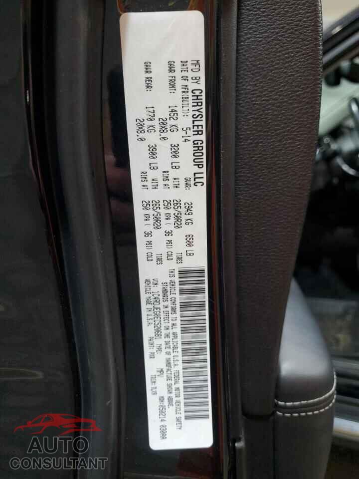 DODGE DURANGO 2014 - 1C4RDJEG0EC520681