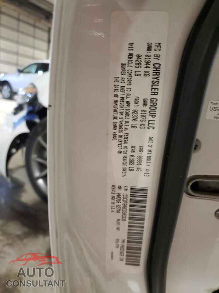 DODGE DART 2013 - 1C3CDFBA0DD303339