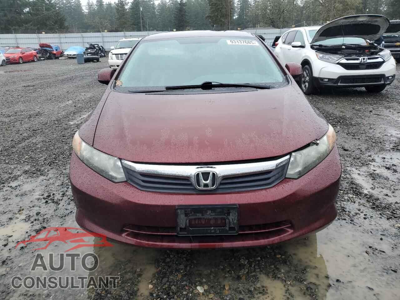 HONDA CIVIC 2012 - 19XFB2F59CE384052