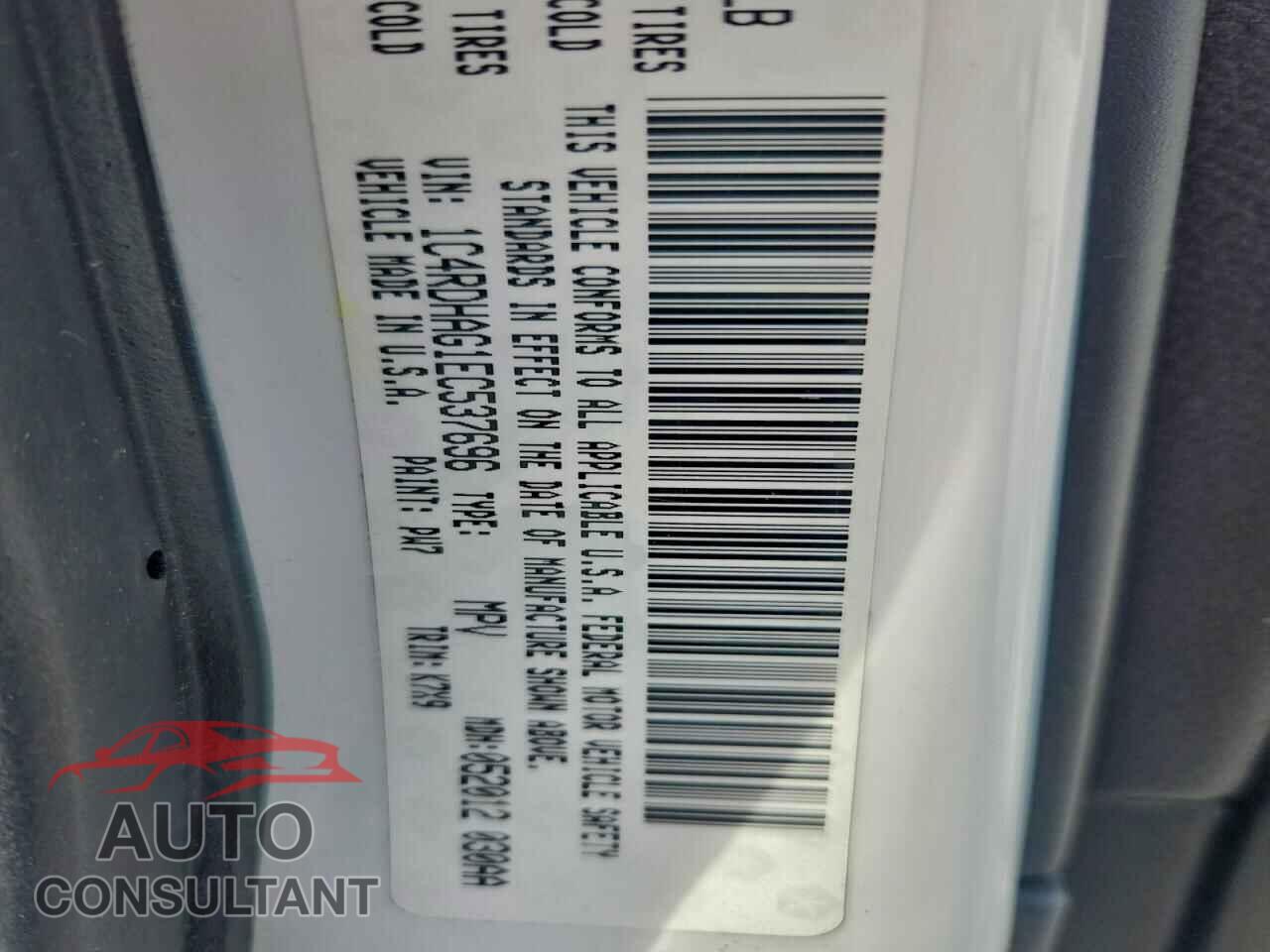 DODGE DURANGO 2014 - 1C4RDHAG1EC537696