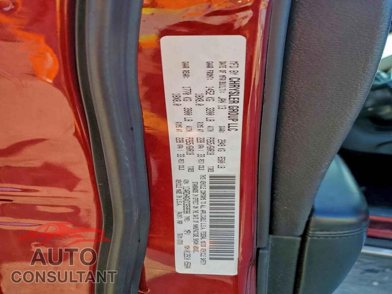 DODGE DURANGO 2013 - 1C4RDHAGXDC659598