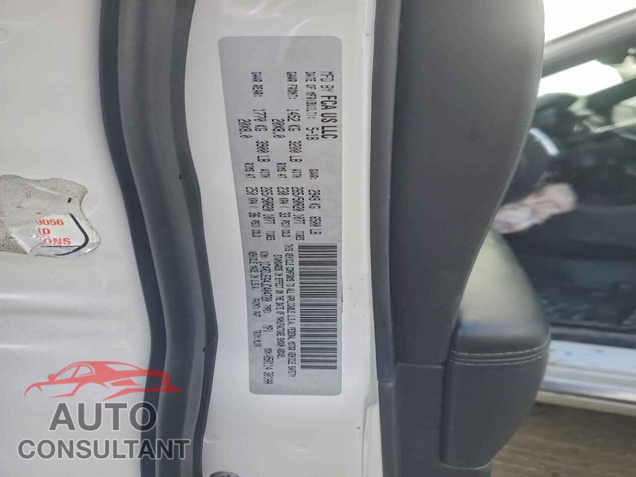DODGE DURANGO 2018 - 1C4RDJEG4JC404720