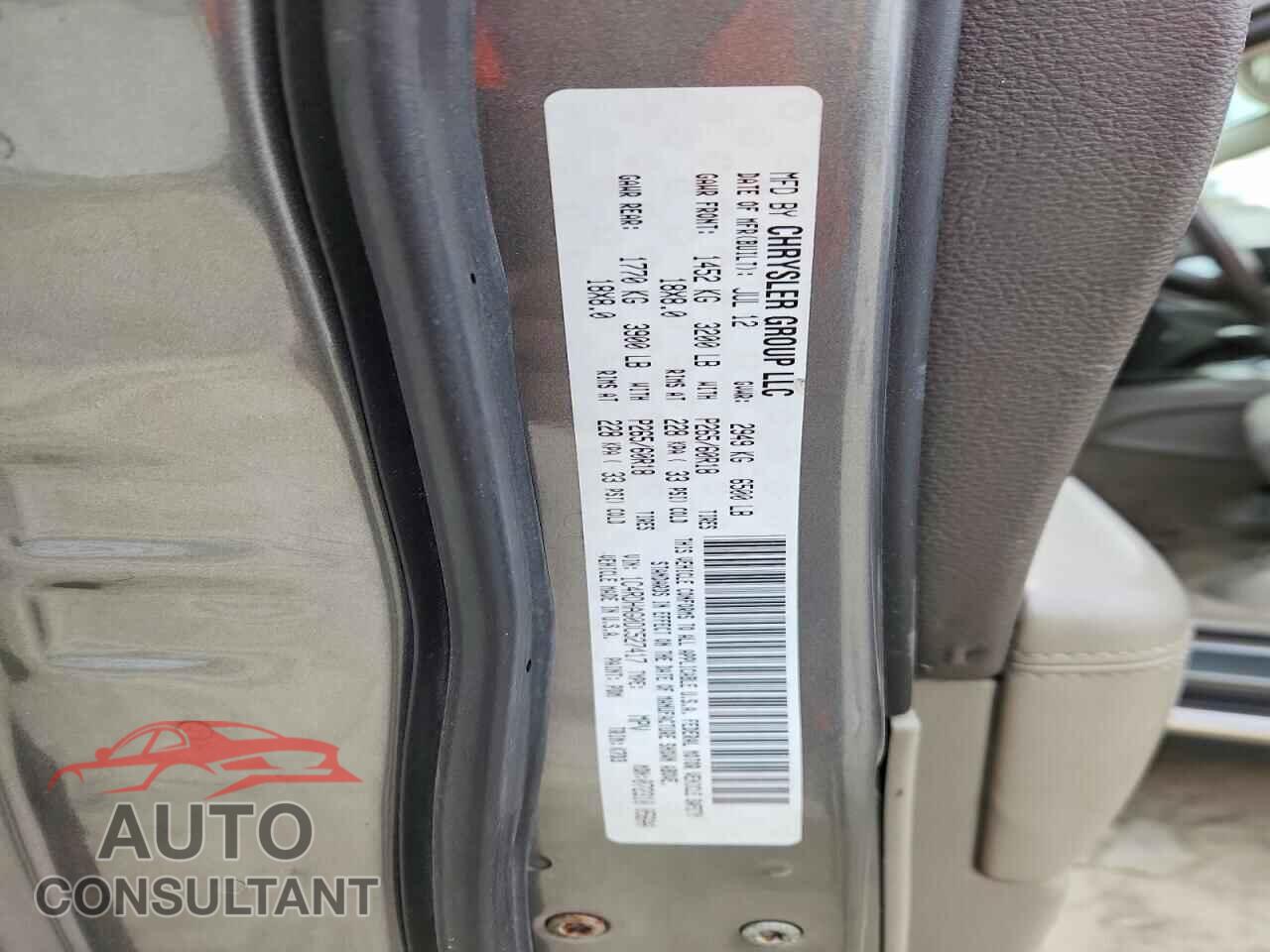 DODGE DURANGO 2013 - 1C4RDHAG0DC527417