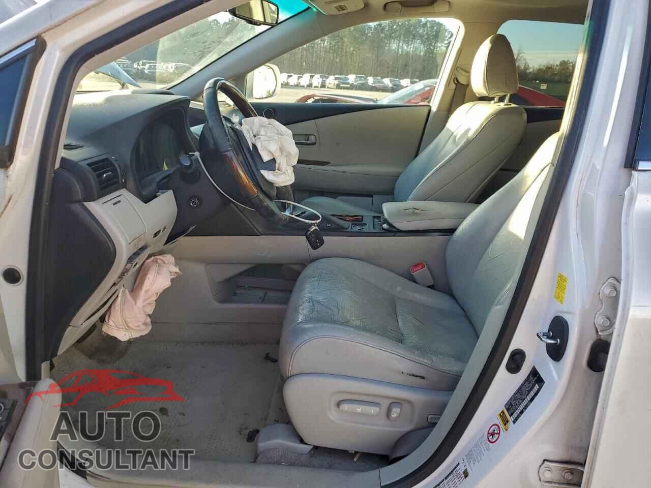 LEXUS RX350 2010 - 2T2BK1BA8AC025763