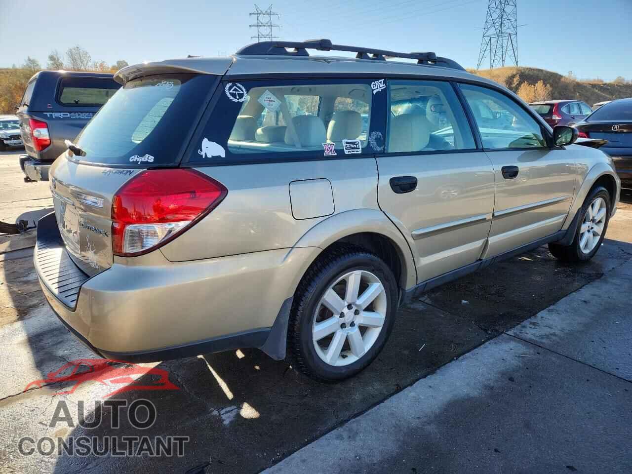 SUBARU OUTBACK 2009 - 4S4BP61C397322874