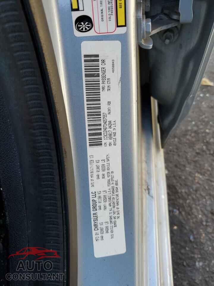 DODGE AVENGER 2013 - 1C3CDZAB7DN657557