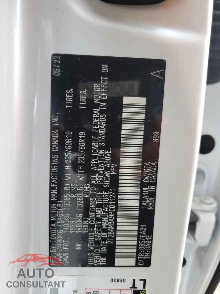 LEXUS RX350 2023 - 2T2BAMBA9PC011271