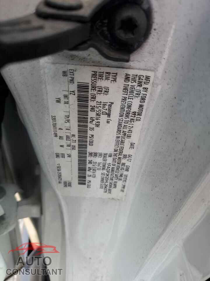 FORD FOCUS 2017 - 1FADP3K20HL264378