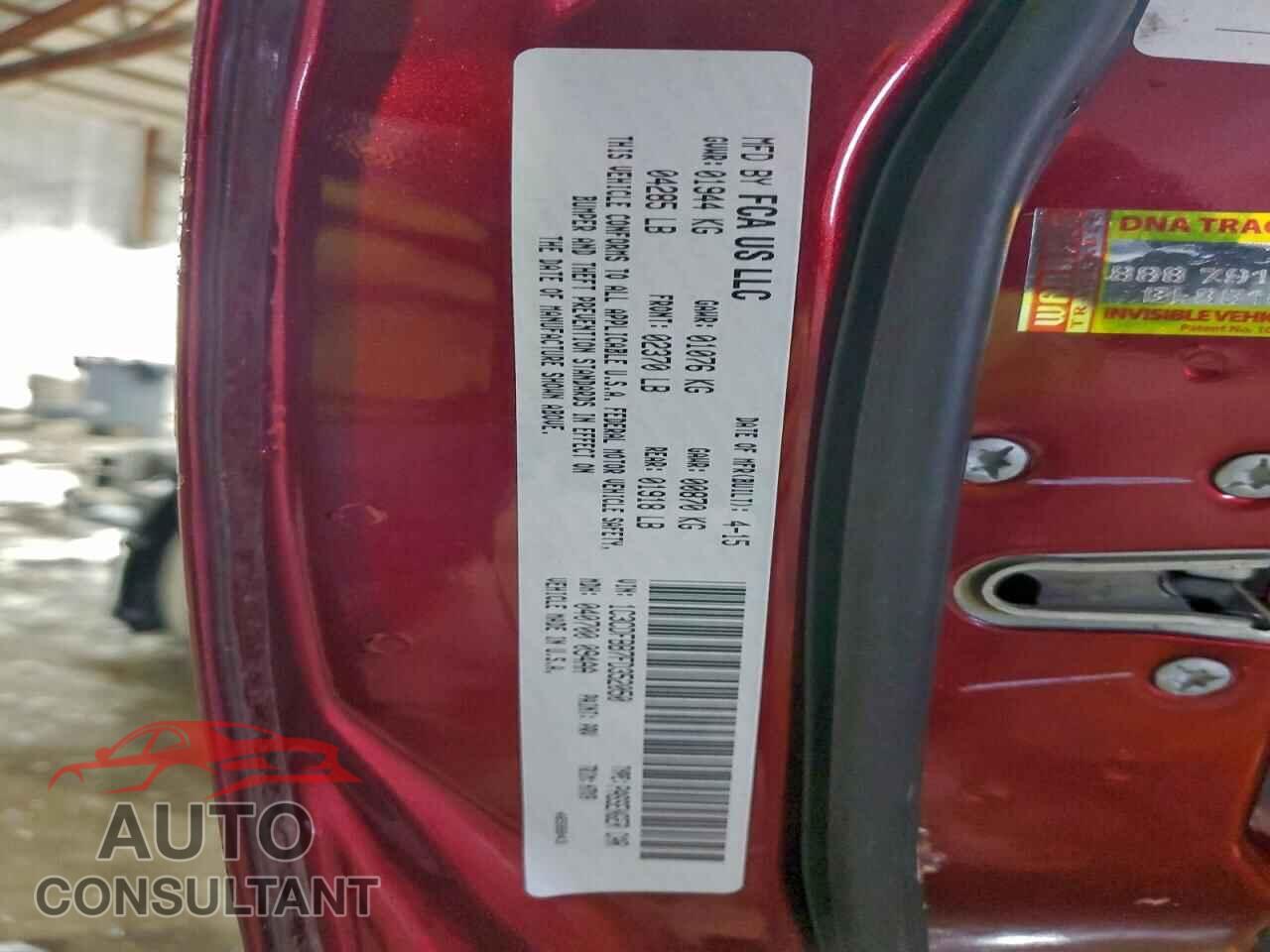 DODGE DART 2015 - 1C3CDFBB7FD352050