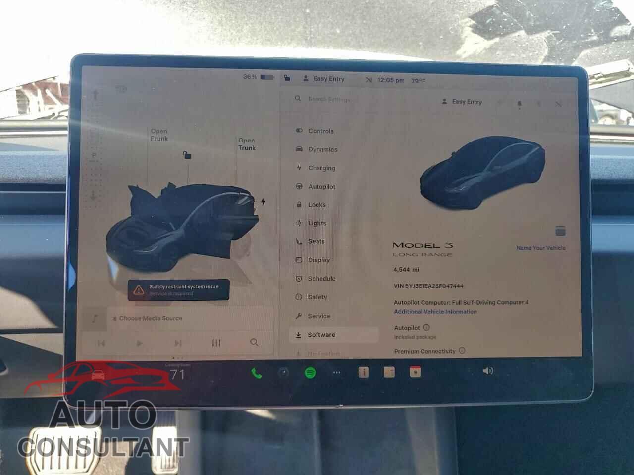 TESLA MODEL 3 2025 - 5YJ3E1EA2SF047444