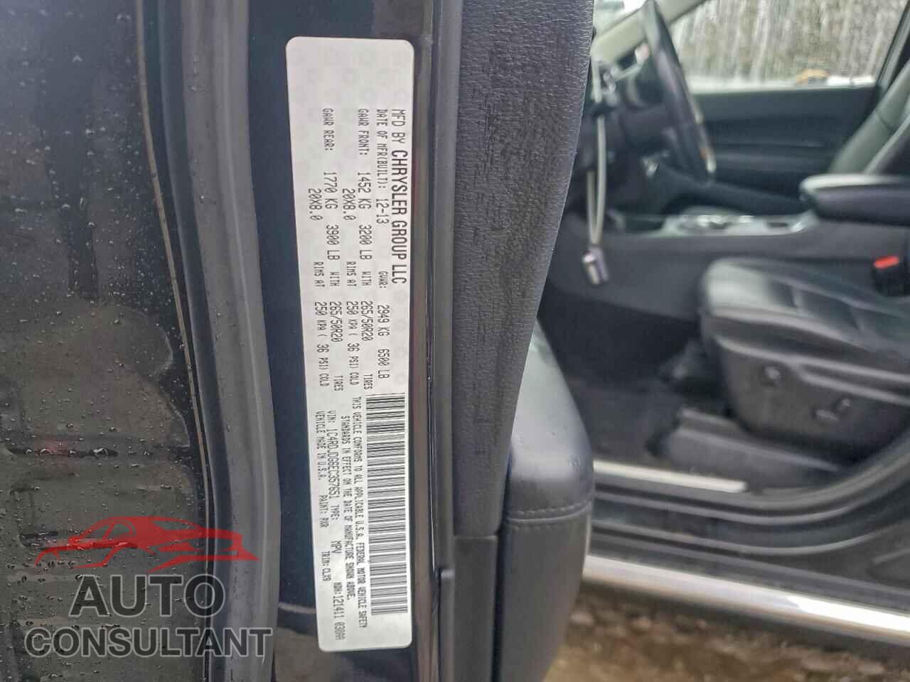 DODGE DURANGO 2014 - 1C4RDJDG6EC357651
