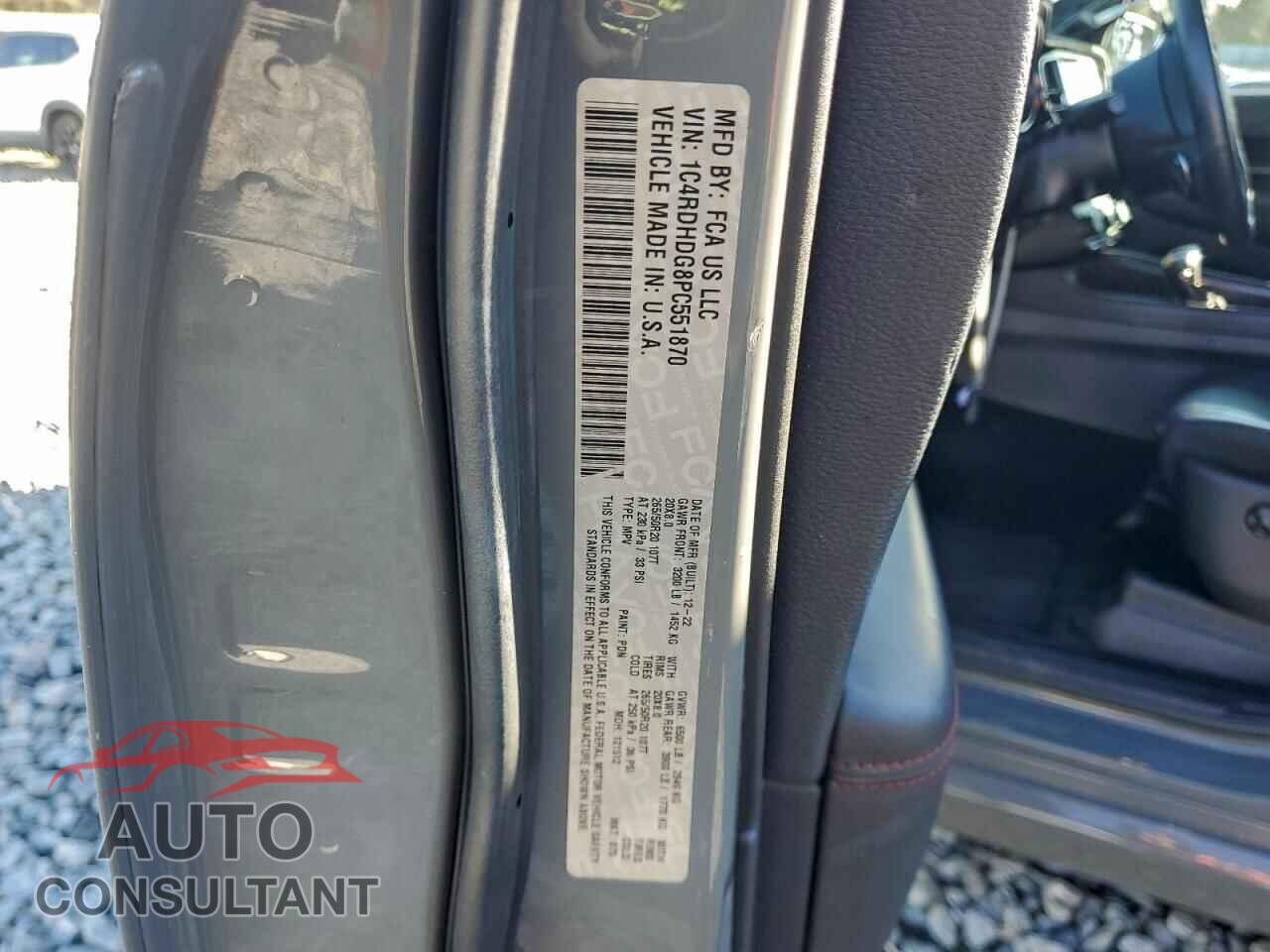 DODGE DURANGO 2023 - 1C4RDHDG8PC551870
