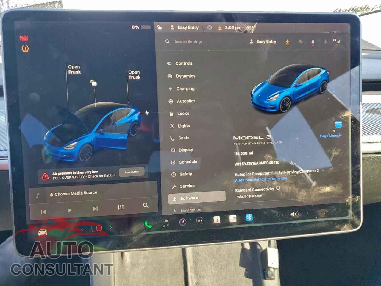 TESLA MODEL 3 2021 - 5YJ3E1EA9MF046410