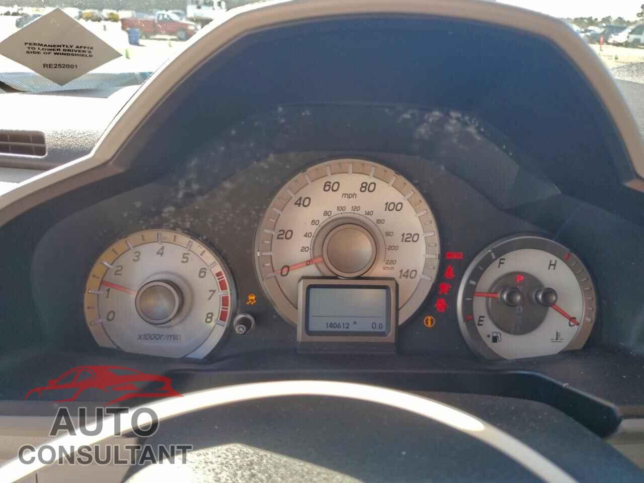 HONDA PILOT 2012 - 5FNYF3H99CB024566
