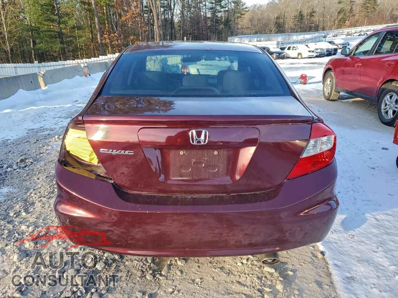 HONDA CIVIC 2012 - 2HGFB2F5XCH554795