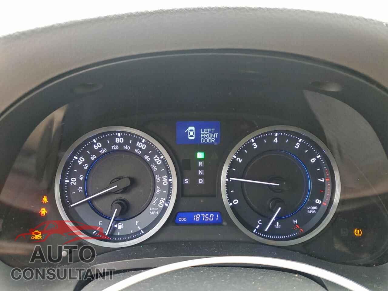 LEXUS IS 2012 - JTHBF5C23C5184163