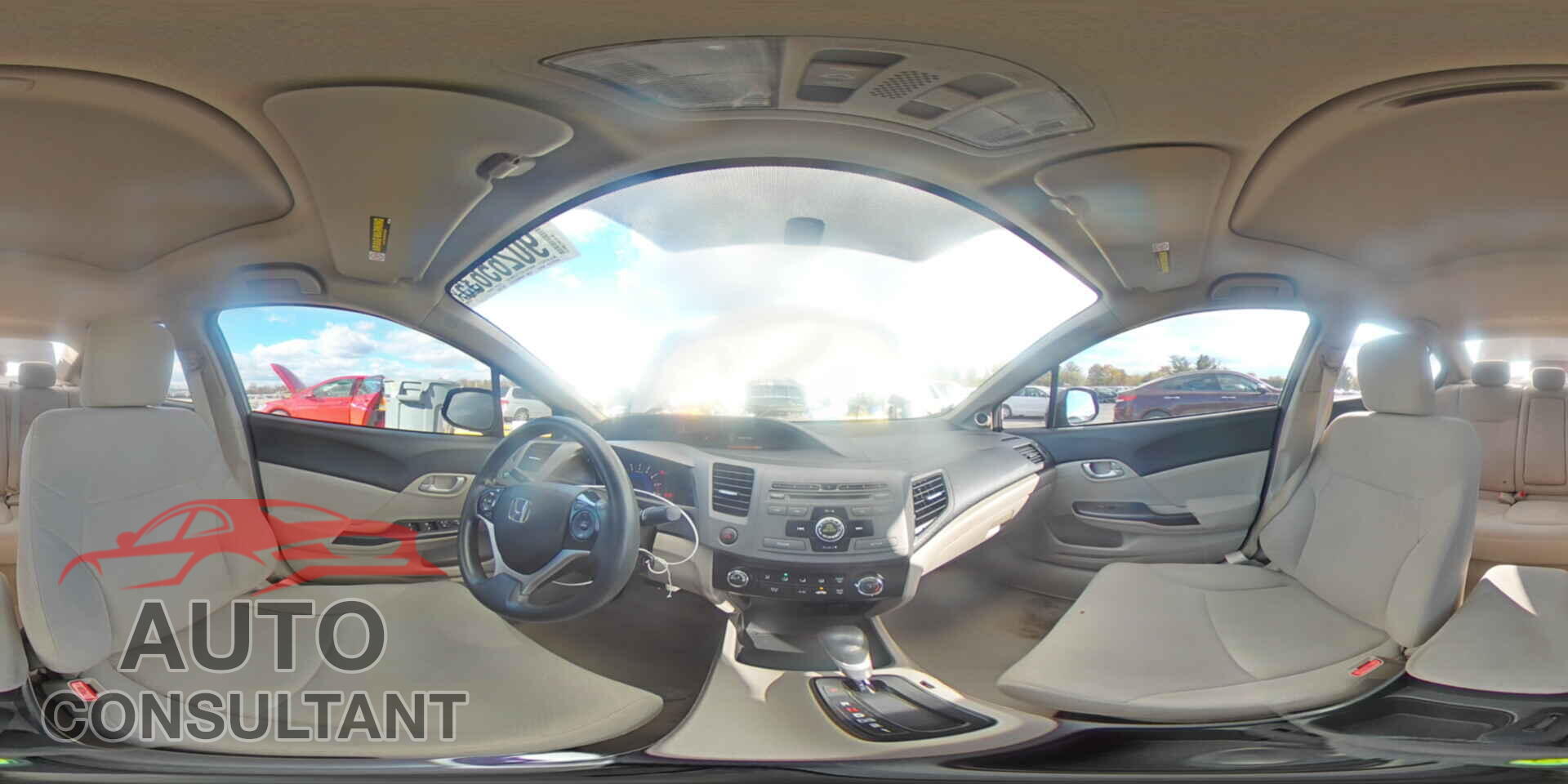 HONDA CIVIC 2012 - 19XFB2F87CE351545