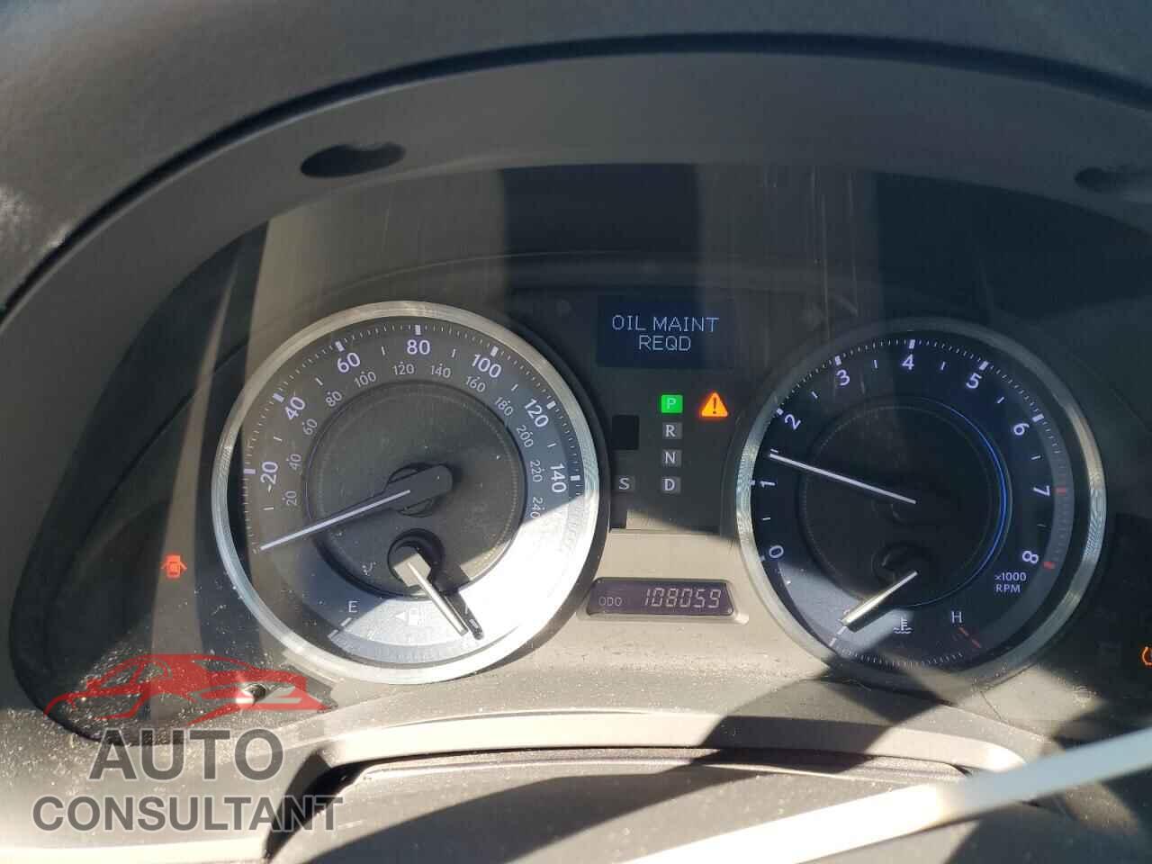 LEXUS IS 2012 - JTHBF5C20C5166476