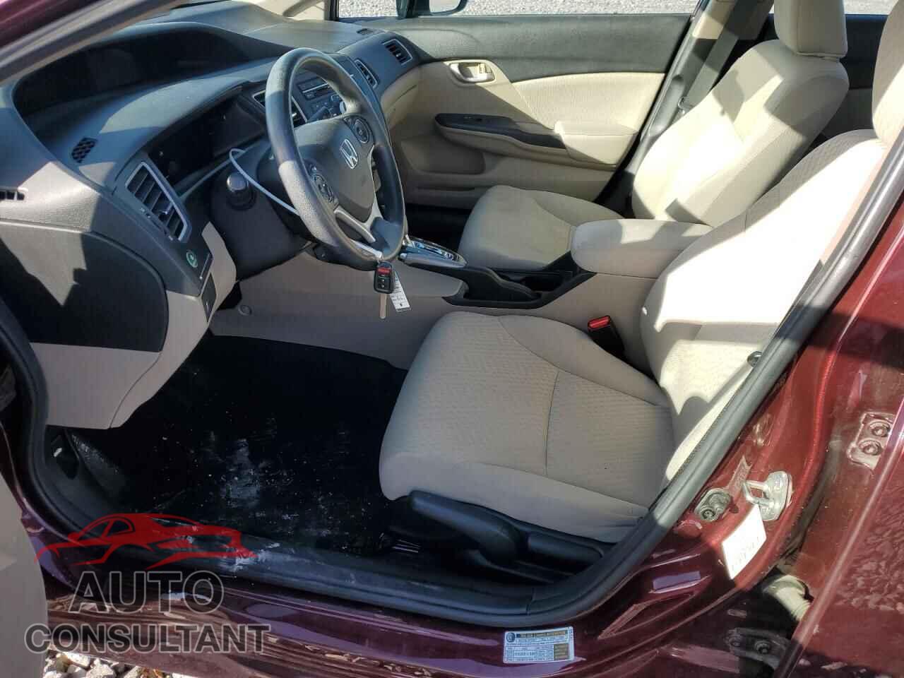 HONDA CIVIC 2014 - 19XFB2F56EE052458