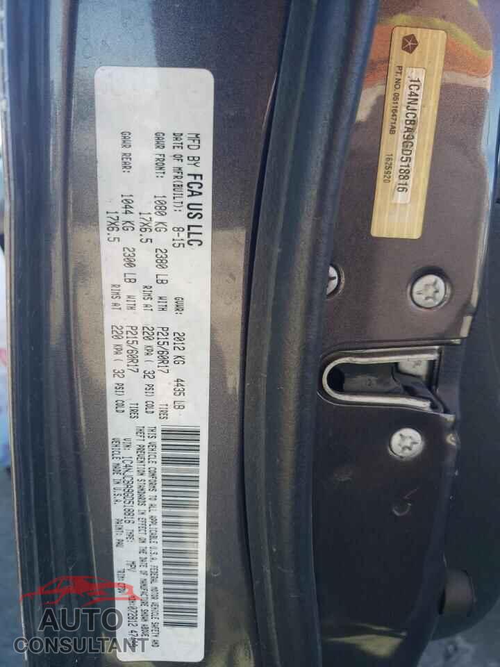 JEEP COMPASS 2016 - 1C4NJCBA9GD518816