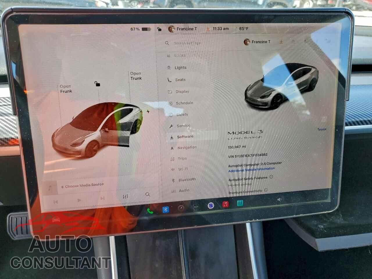 TESLA MODEL 3 2018 - 5YJ3E1EA7JF034882