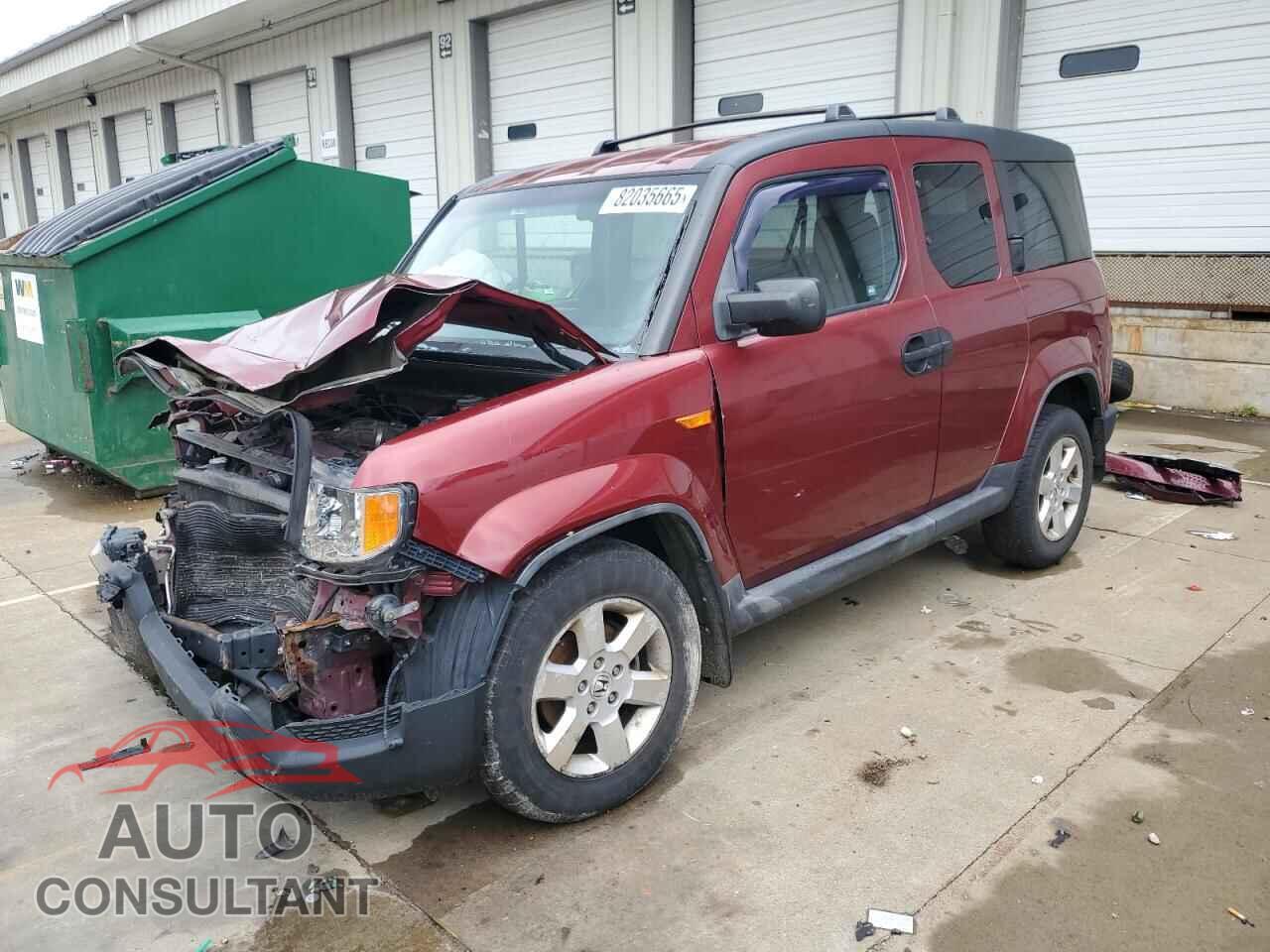 HONDA ELEMENT 2010 - 5J6YH2H70AL006058