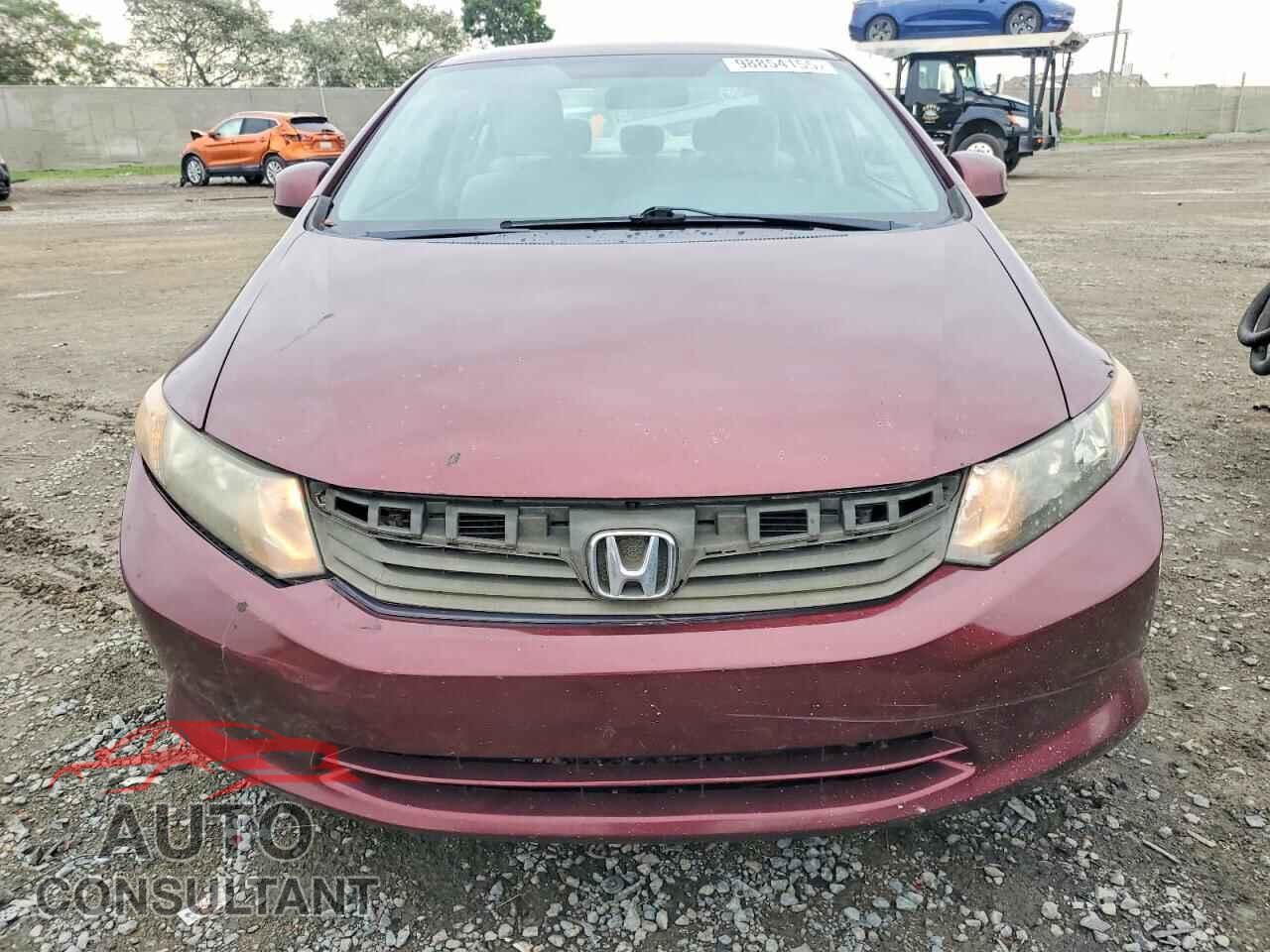 HONDA CIVIC 2012 - 19XFB2F57CE038615