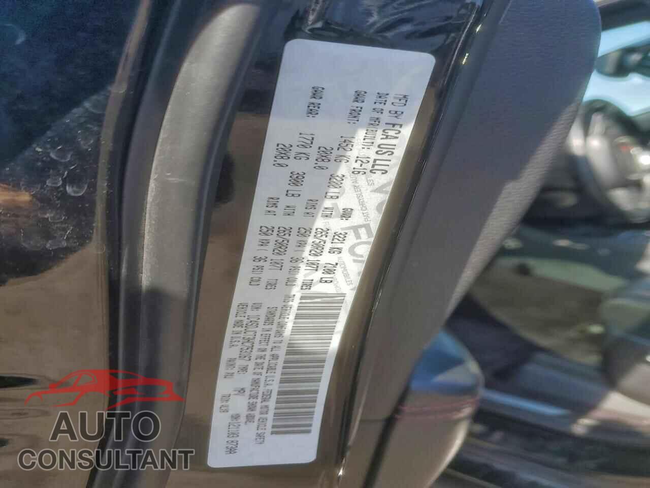 DODGE DURANGO 2017 - 1C4SDJCT3HC753167