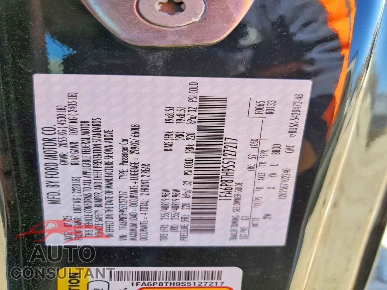 FORD ALL Models 2025 - 1FA6P8TH9S5127217
