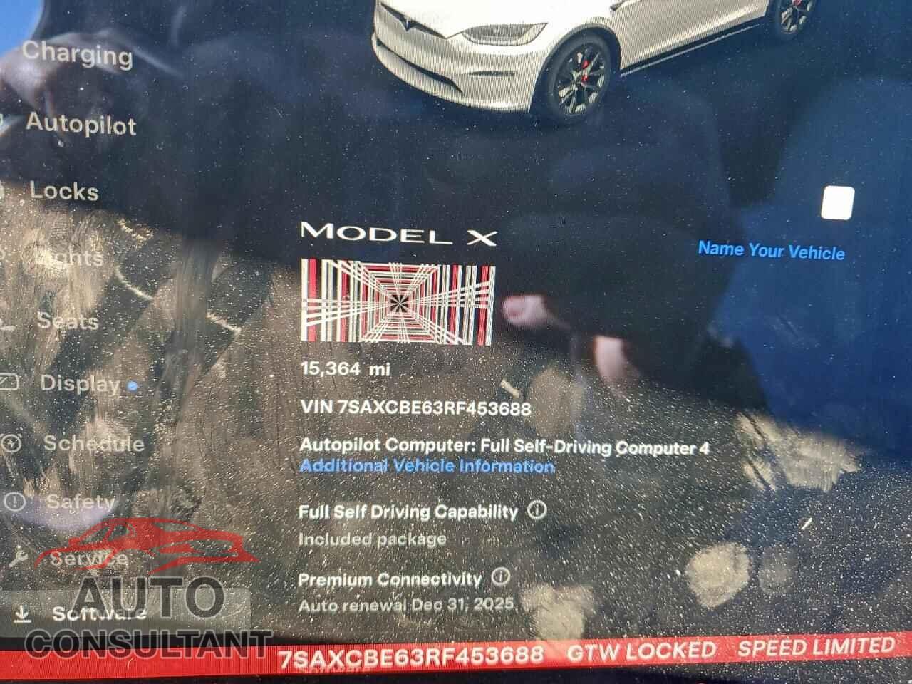 TESLA MODEL X 2024 - 7SAXCBE63RF453688