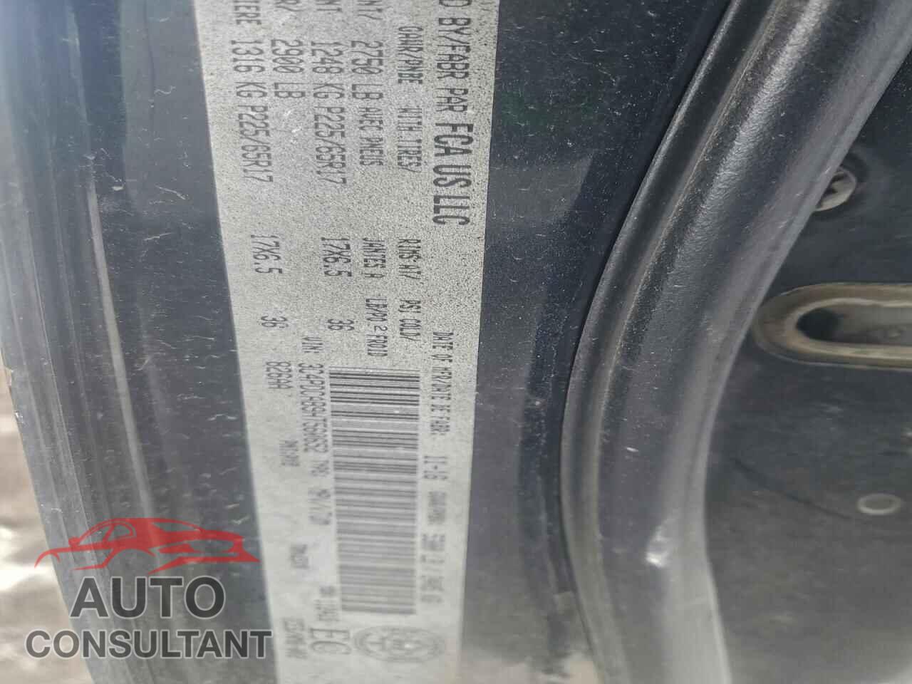 DODGE JOURNEY 2017 - 3C4PDCAB9HT560652
