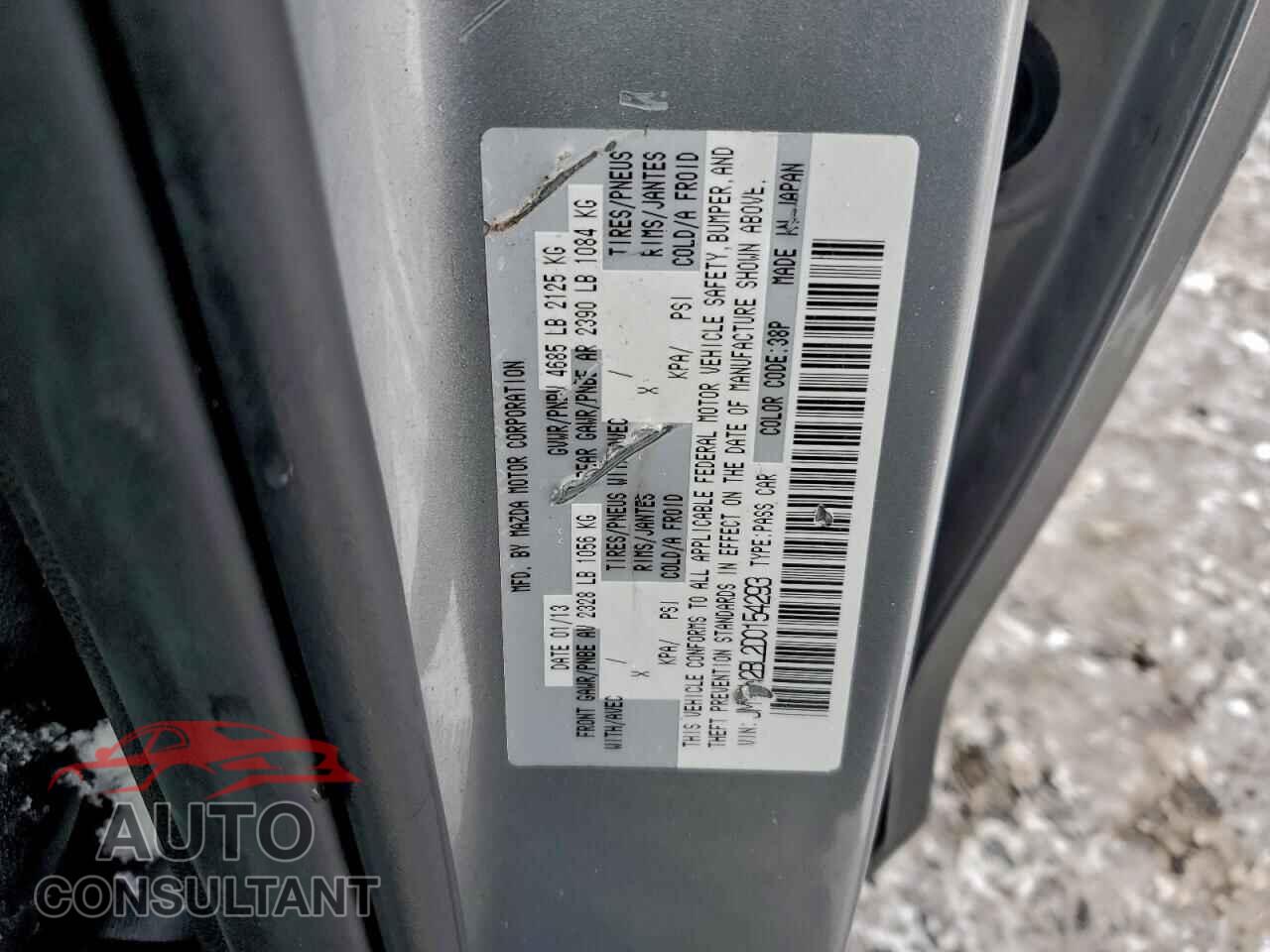 MAZDA 5 2013 - JM1CW2BL2D0154293