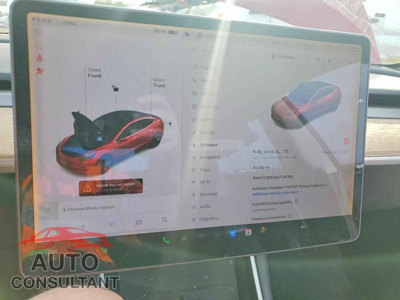 TESLA MODEL 3 2020 - 5YJ3E1EA9LF736768