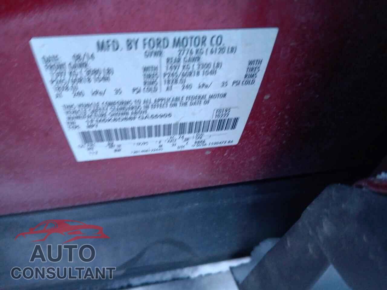 FORD EXPLORER 2015 - 1FM5K8D88FGA55905