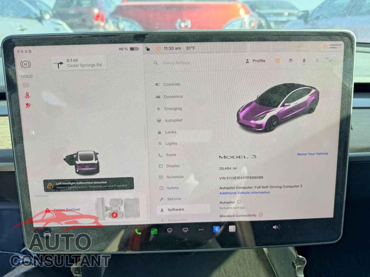TESLA MODEL 3 2023 - 5YJ3E1EA5PF606086