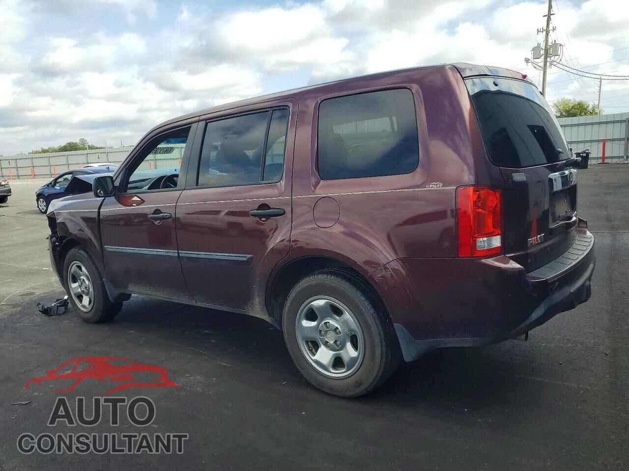 HONDA PILOT 2012 - 5FNYF3H25CB016287