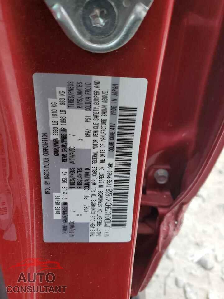 MAZDA CX-3 2017 - JM1DKFC73H0141888