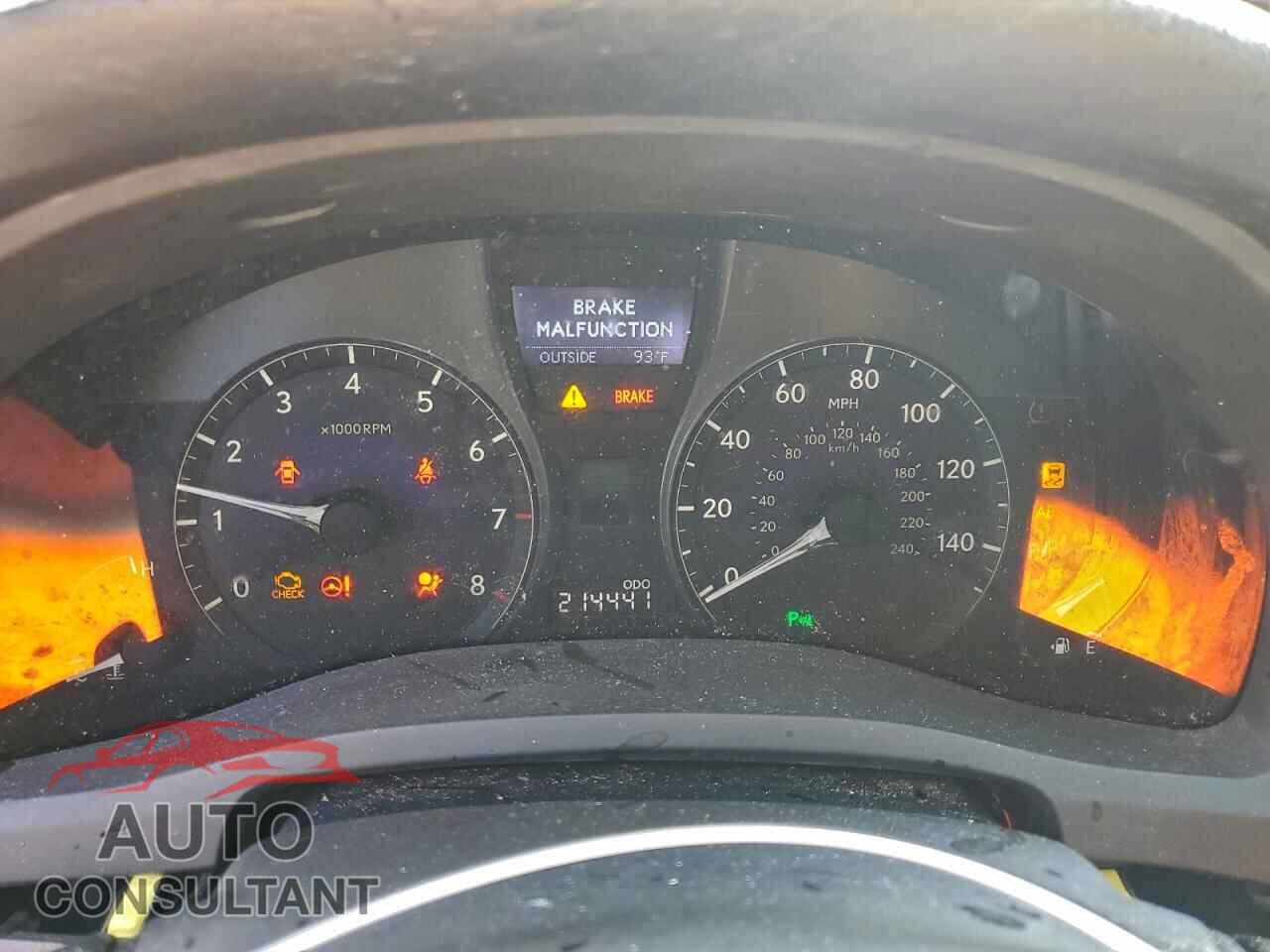 LEXUS RX350 2011 - 2T2ZK1BA1BC064372