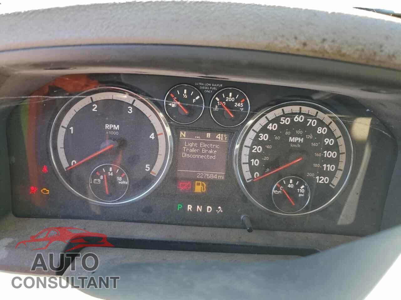 DODGE RAM 2500 2012 - 3C6UD5DL3CG324168