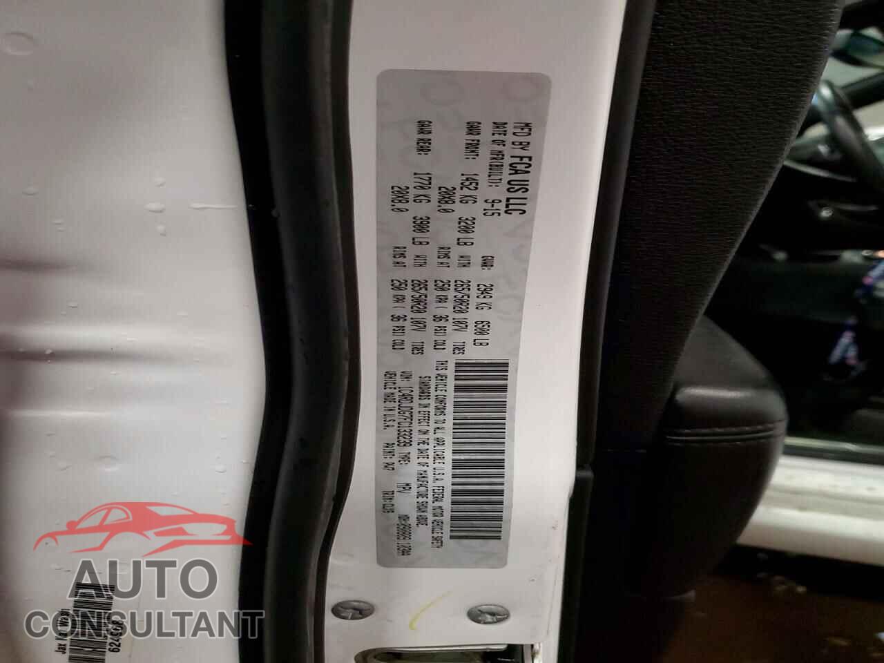 DODGE DURANGO 2015 - 1C4RDJDG7FC133239