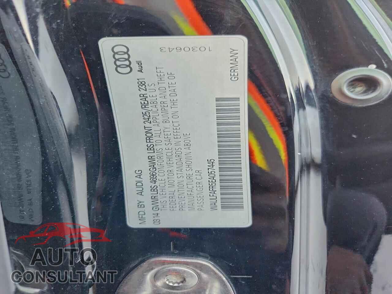 AUDI A5 2014 - WAULFAFR5EA057445