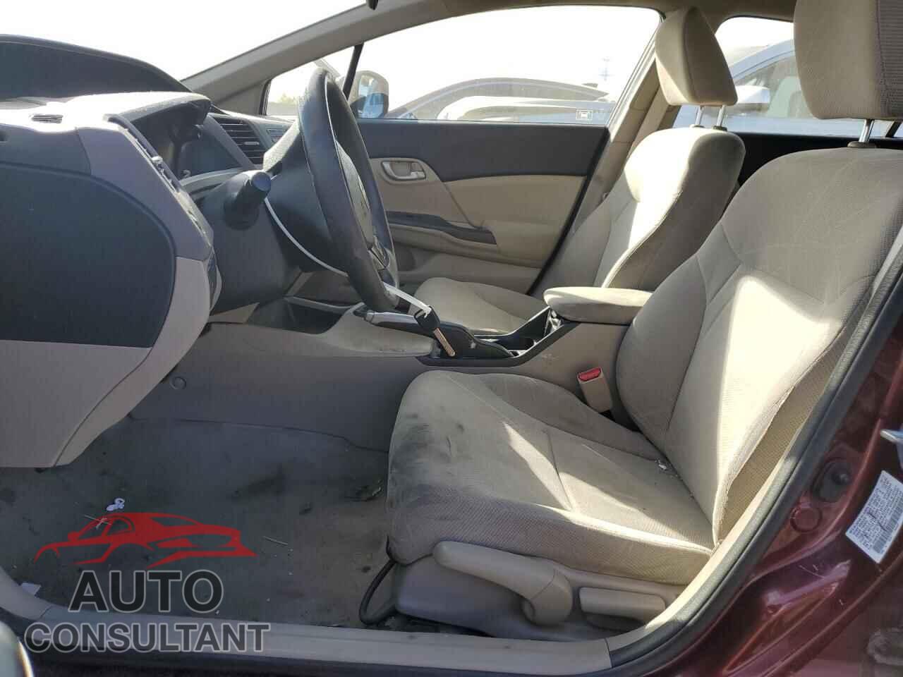 HONDA CIVIC 2012 - JHMFB2F54CS003672