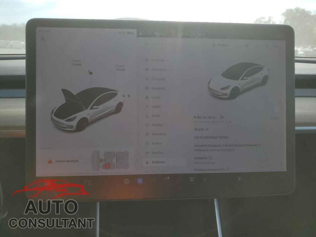 TESLA MODEL 3 2020 - 5YJ3E1EA8LF783564