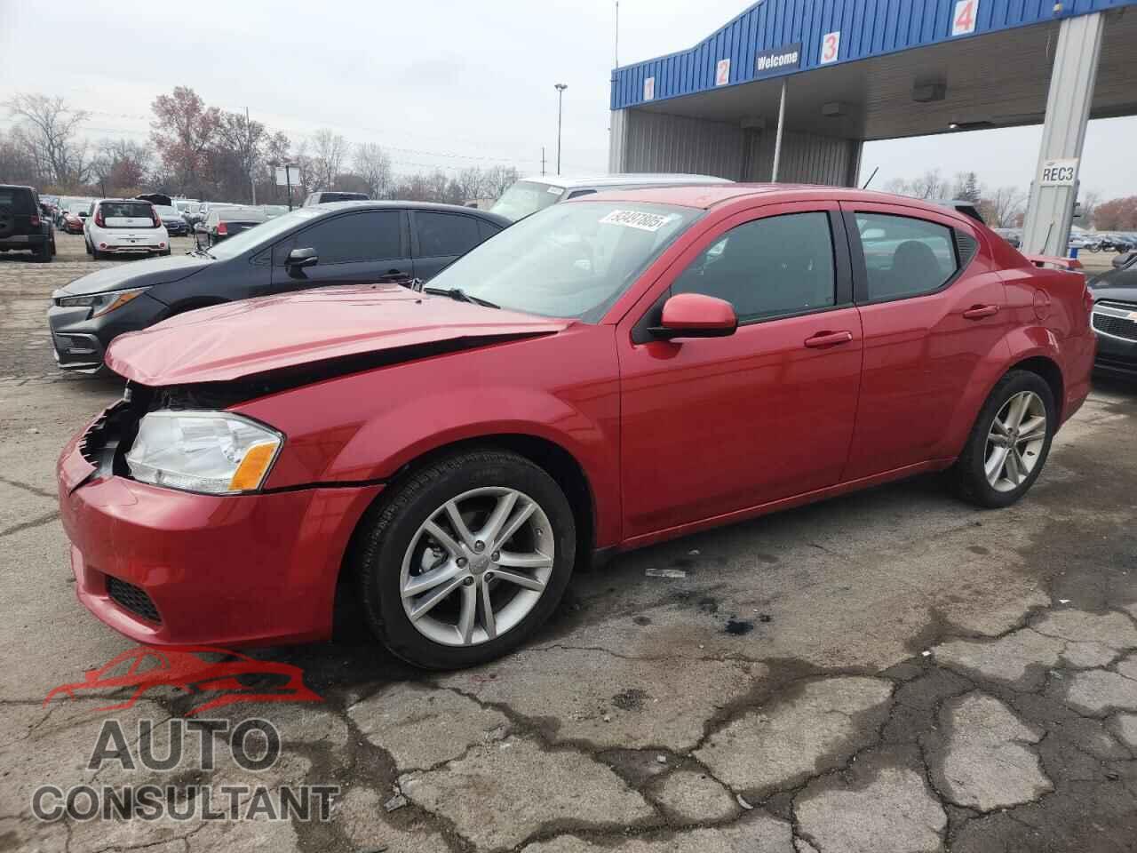 DODGE AVENGER 2012 - 1C3CDZCB0CN314231