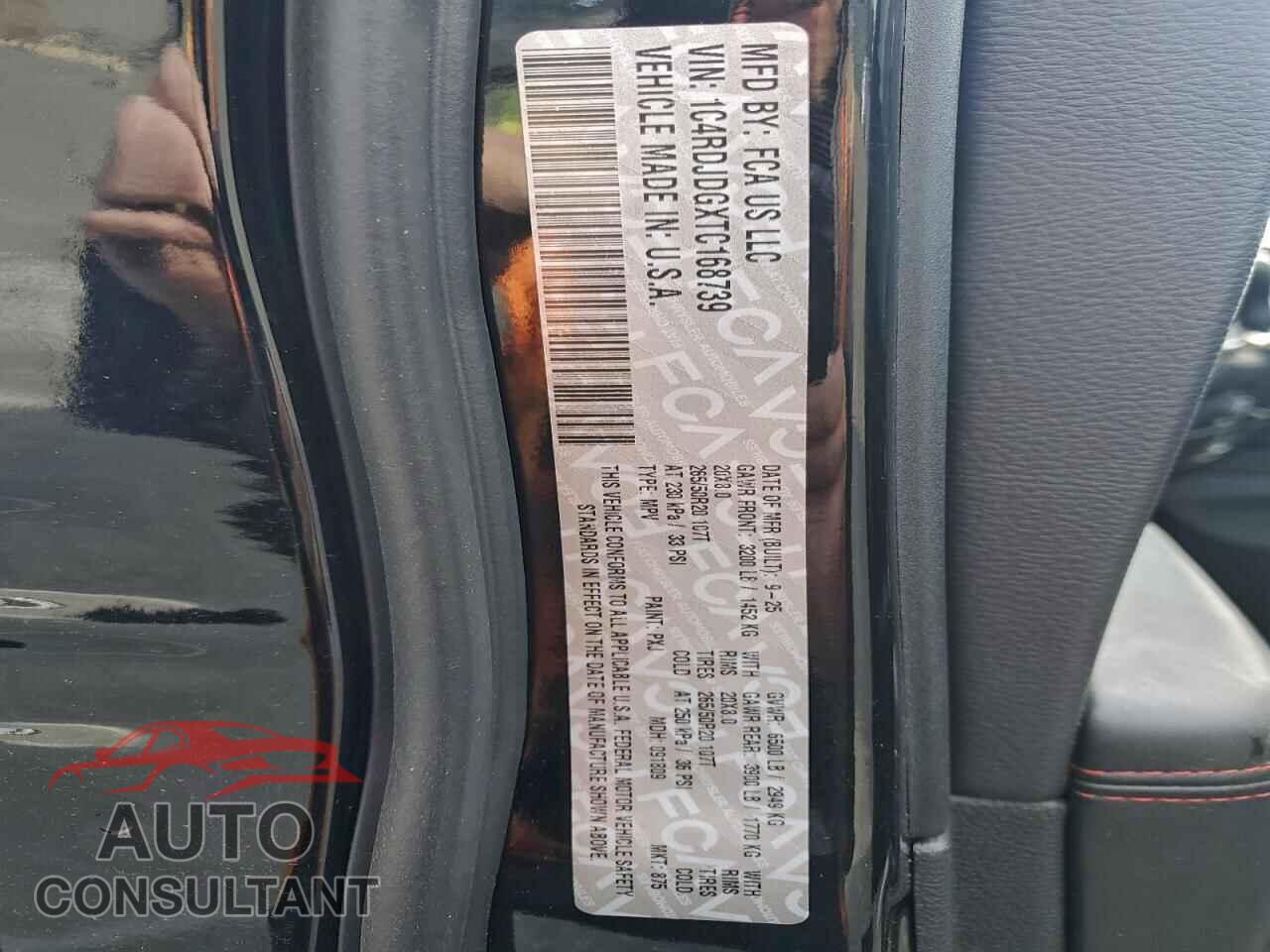 DODGE DURANGO 2026 - 1C4RDJDGXTC168739